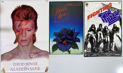Lot 198 - POSTER COLLECTION INC ELO / THIN LIZZY.
