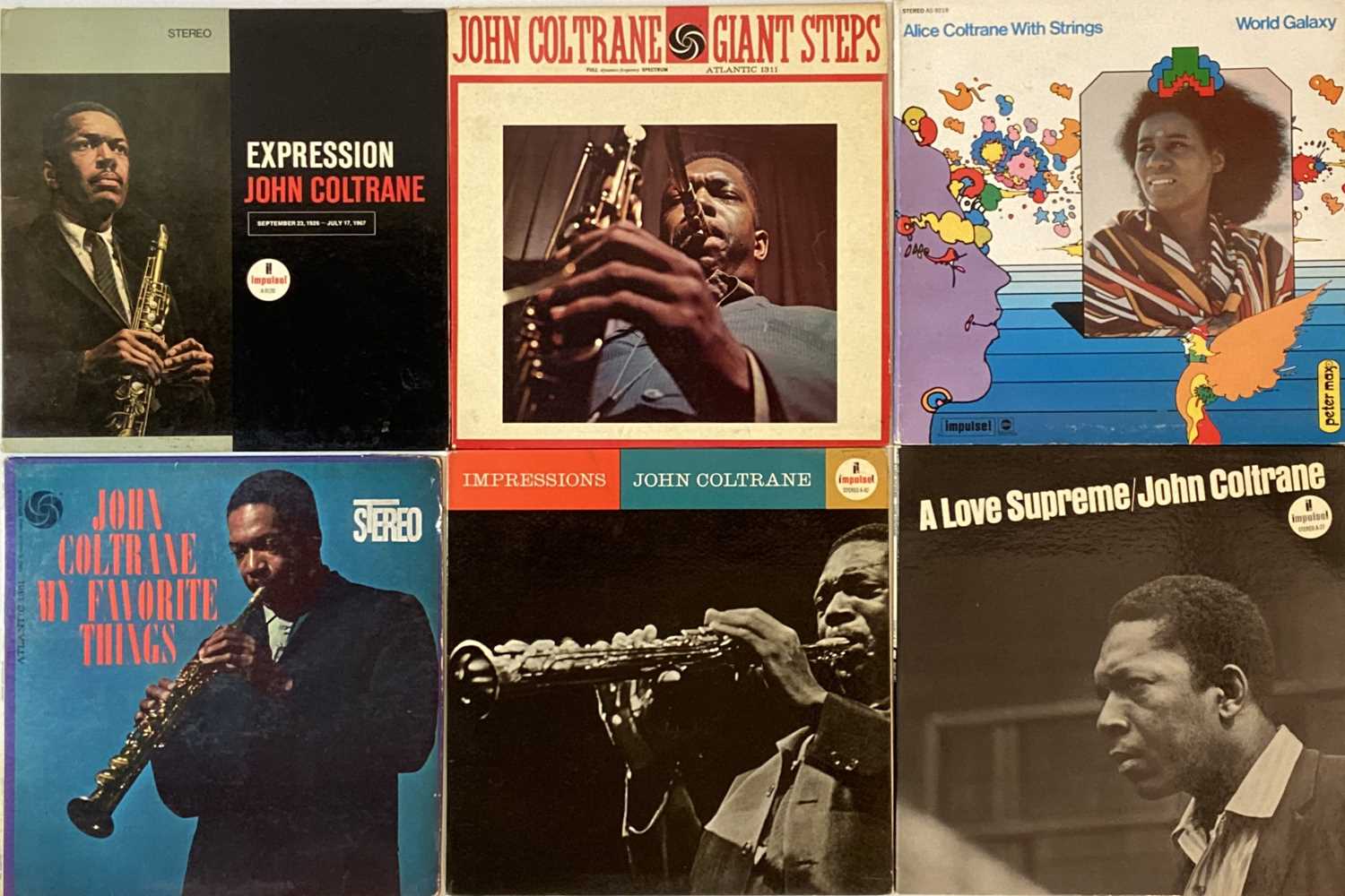 Lot 123 - JOHN COLTRANE & RELATED - LPs. Top quality...