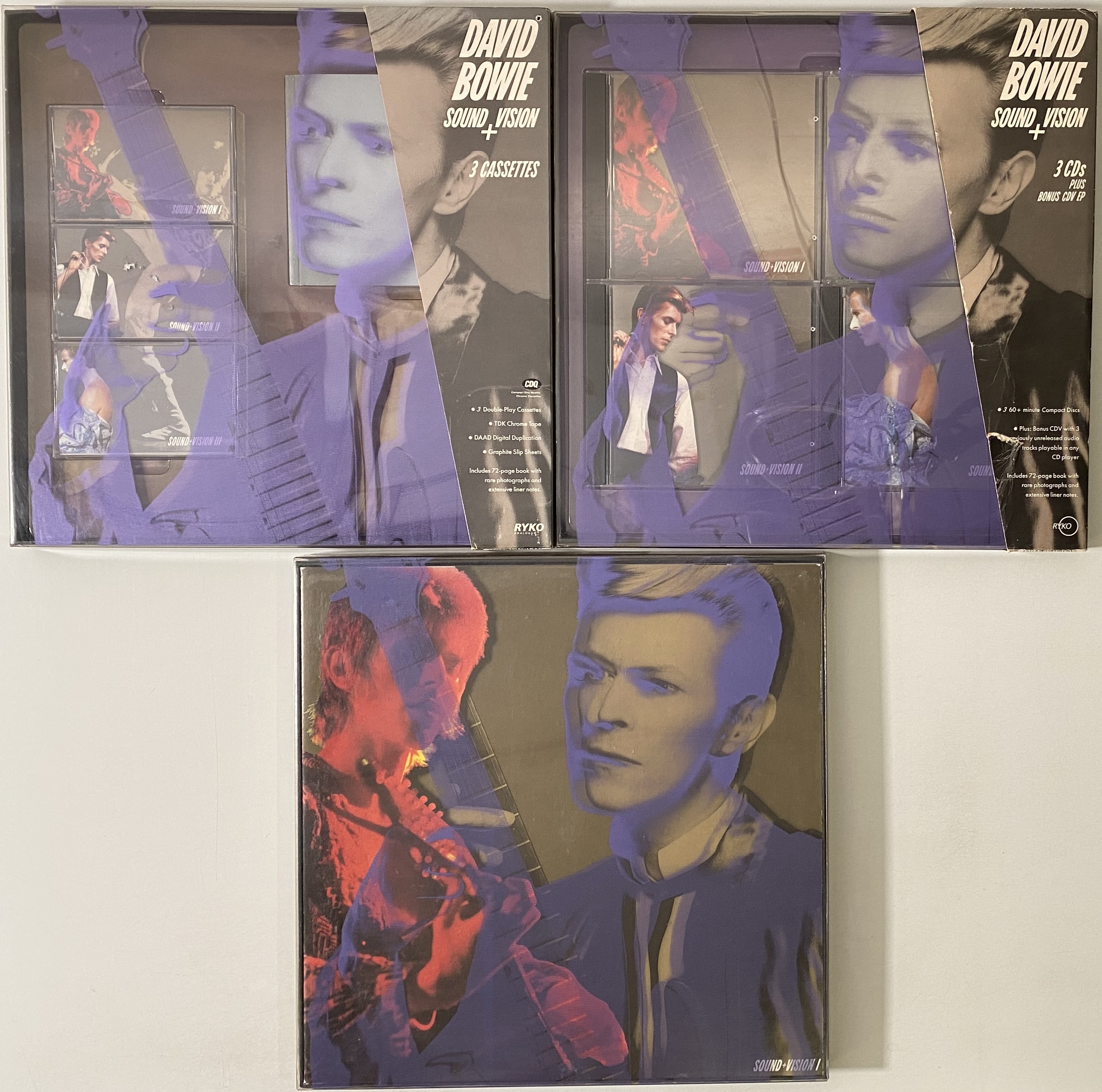 米6discs LP David Bowie Sound + Vision RALP0120 RYKO ANALOGUE /01500 DAVID BOWIE Sound + Vision RYKO Analogue 6XLP Box Set Clear
