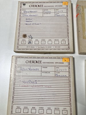 Lot 428 - GENESIS - SOLO MEMBERS MASTER TAPES.