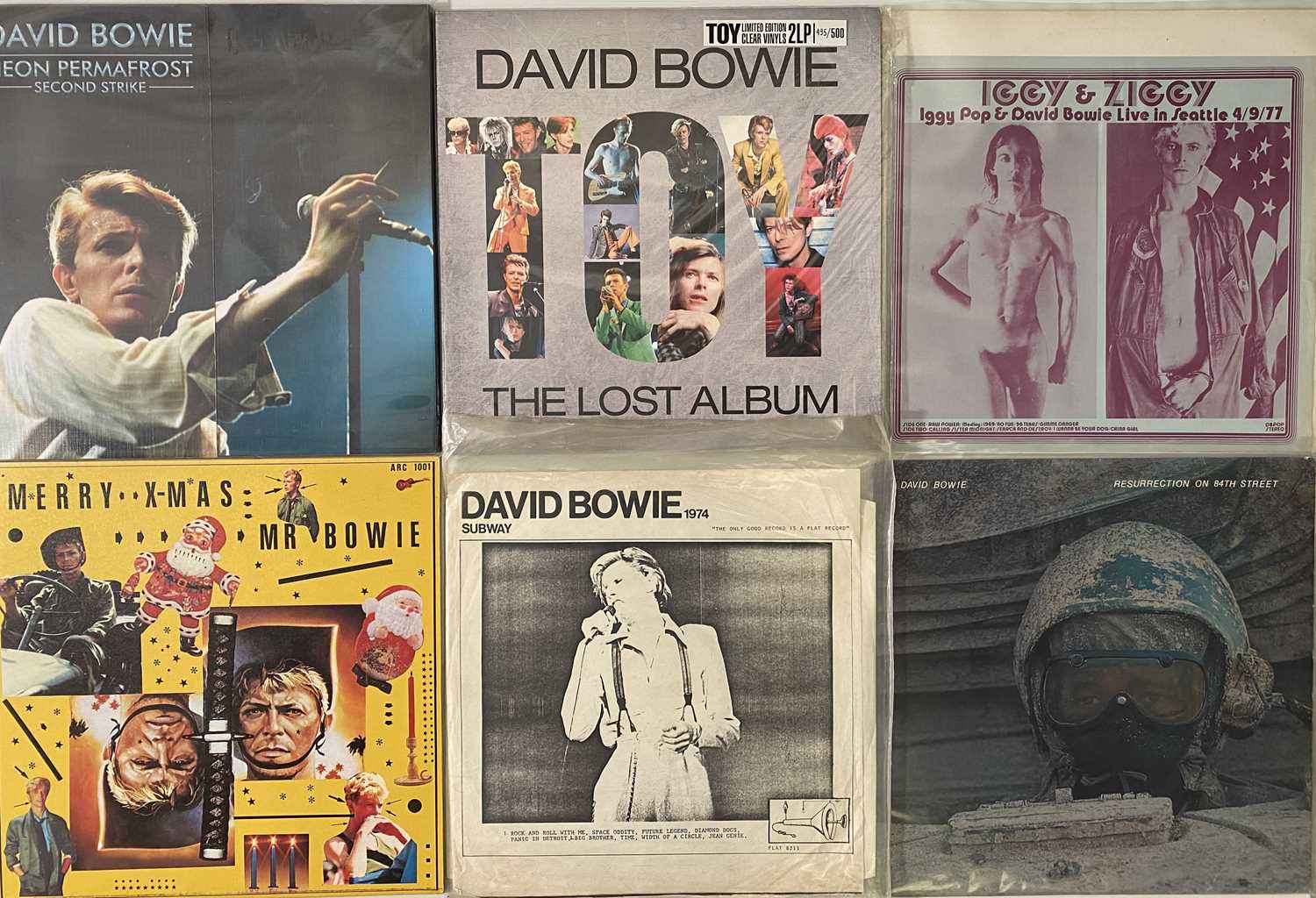 Lot 64 - DAVID BOWIE - PRIVATE PRESSING LPs