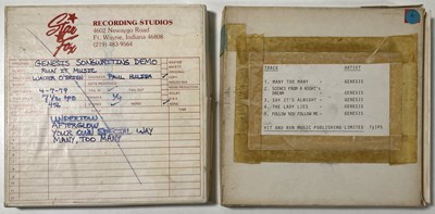 Lot 429 - GENESIS - MASTER / RECORDING TAPES.