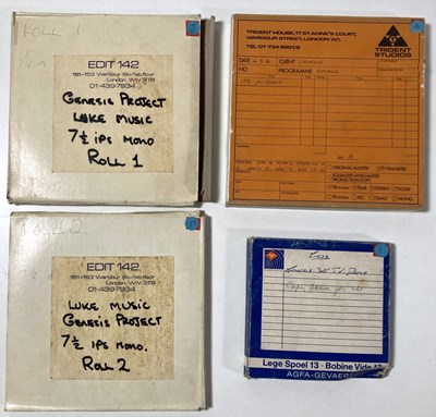 Lot 431 - GENESIS - MASTER TAPES AND RECORDINGS.