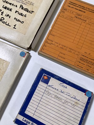 Lot 431 - GENESIS - MASTER TAPES AND RECORDINGS.