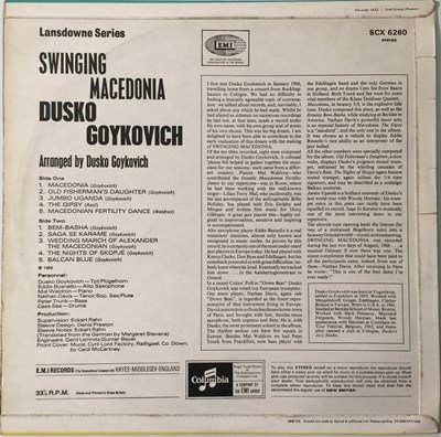 Lot 13 - DUSKO GOYKOVICH - SWINGING MACEDONIA (UK ORIGINAL - SCX 6260)
