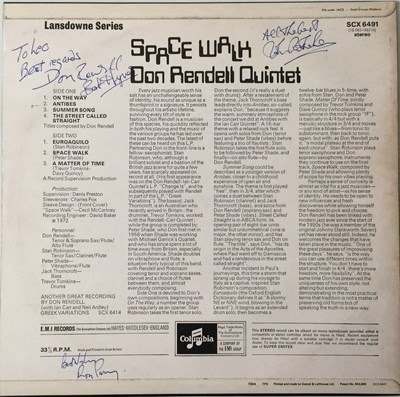 Lot 15 - RON RENDELL QUINTET - SPACE WALK (COLUMBIA - SCX 6491 - SIGNED)