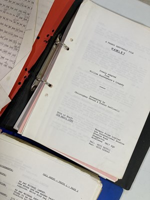 Lot 215 - HAMLET (1991) - COLLECTION OF ORIGINAL PRODUCTION DOCUMENTS AND IMAGES.