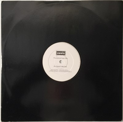 Lot 14 - OASIS - (IT'S GOOD) TO BE FREE S/SIDED 12" PROMO (CREATION - CTP 195)