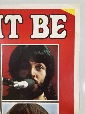 Lot 196 - THE BEATLES - LET IT BE ITALIAN POSTER.