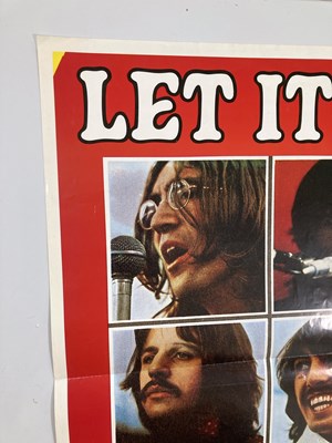 Lot 196 - THE BEATLES - LET IT BE ITALIAN POSTER.