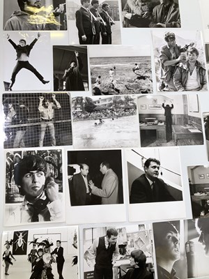 Lot 224 - THE BEATLES - A HARD DAY'S NIGHT STILLS AND BACK STAGE PHOTOS.