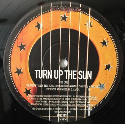 Lot 19 - OASIS - TURN UP THE SUN 12" SINGLE-SIDED PROMO (BIG BROTHER - RKID 31TP)