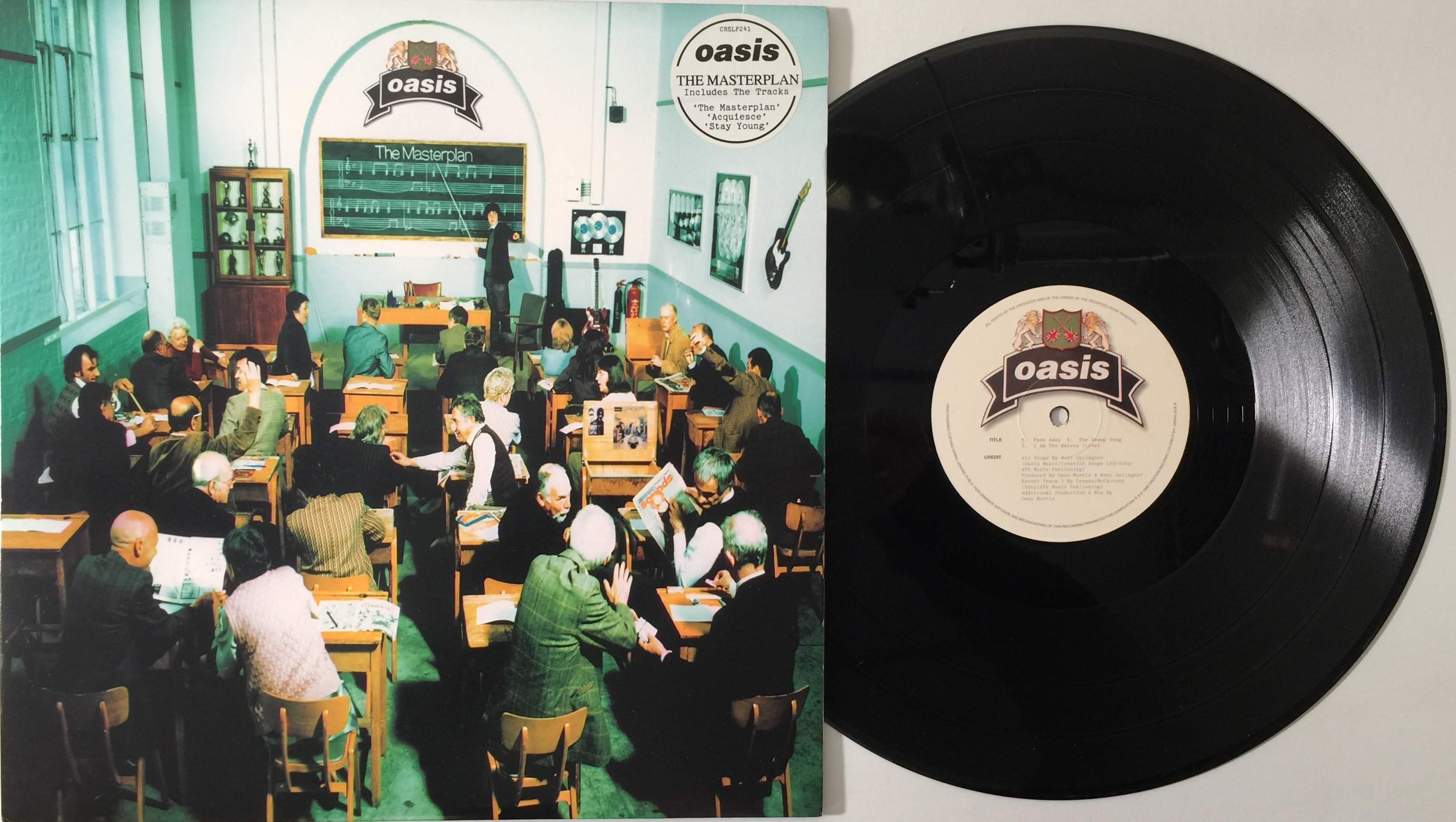 Oasis – The Masterplan Vinilo – The Viniloscl SPA