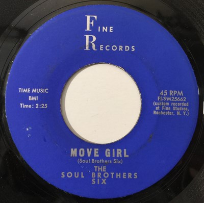 Lot 136 - THE SOUL BROTHERS SIX - I DON'T WANT TO CRY/ MOVE GIRL 7" (US NORTHERN - FI-9M25661)