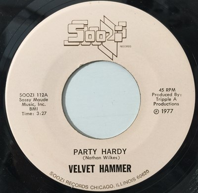 Lot 141 - VELVET HAMMER - PARTY HARDY/ HAPPY 7" (US SOUL - SOOZI 112)