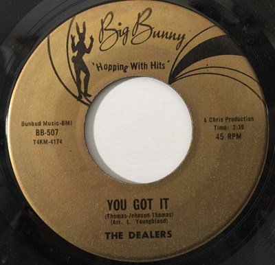 Lot 148 - THE DEALERS - YOU GOT IT/ (WE'RE SO) GLAD THAT WE MADE IT 7" (US NORTHERN - BIG BUNNY BB-507)
