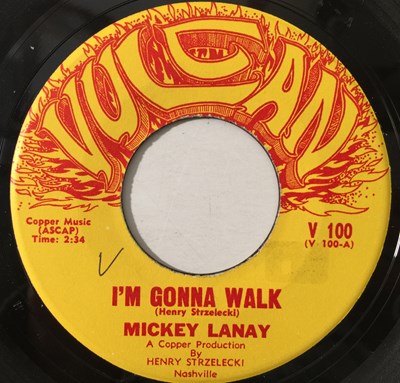 Lot 152 - MICKEY LANAY - I'M GONNA WALK/ FORGET YESTERDAY 7" (US NORTHERN - VULCAN - V100)