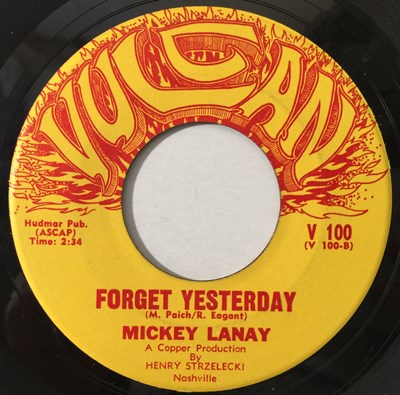 Lot 152 - MICKEY LANAY - I'M GONNA WALK/ FORGET YESTERDAY 7" (US NORTHERN - VULCAN - V100)