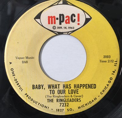 Lot 153 - THE RINGLEADERS - BABY, WHAT HAS HAPPENED TO OUR LOVE 7" (US NORTHERN - M-PAC 7232)