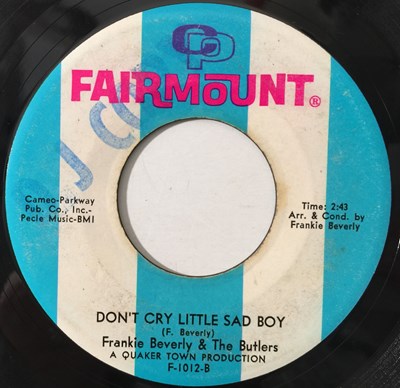 Lot 156 - FRANKIE BEVERLY & THE BUTLERS - SHE KISSED ME 7" (US SOUL - FAIRMOUNT F-1012)