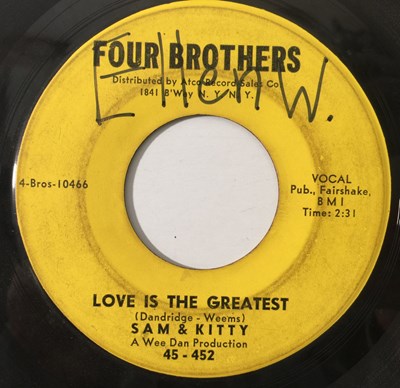 Lot 165 - SAM & KITTY - I'VE GOT SOMETHING GOOD 7" (US NORTHERN - FOUR BROTHERS 45-452)