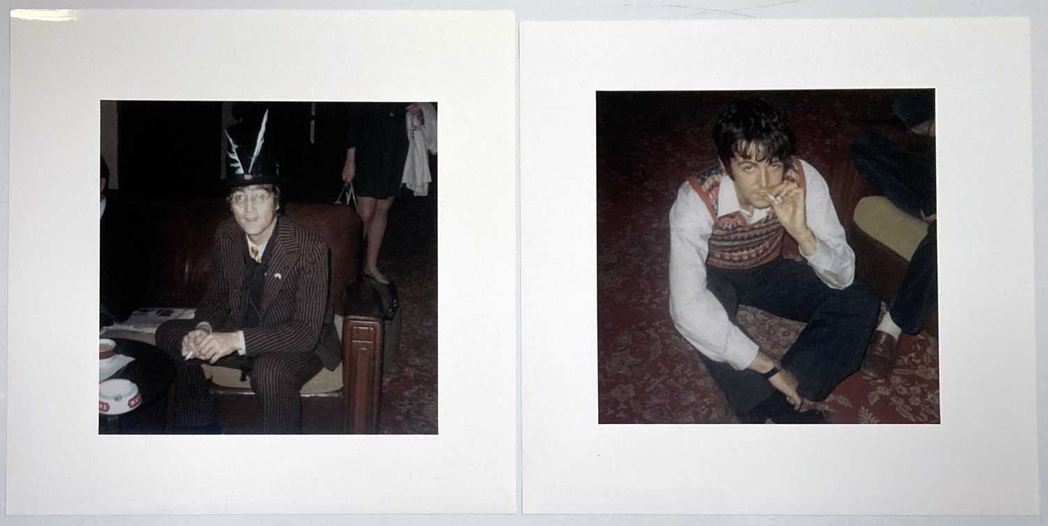 Lot 225 - PAUL MCCARTNEY / JOHN LENNON - CANDID PHOTOS FROM MAGICAL MYSTERY TOUR.