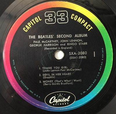 Lot 115 - THE BEATLES - THE BEATLES' SECOND ALBUM (ORIGINAL US 'CAPITOL 33 COMPACT' RELEASE - SXA-2080)