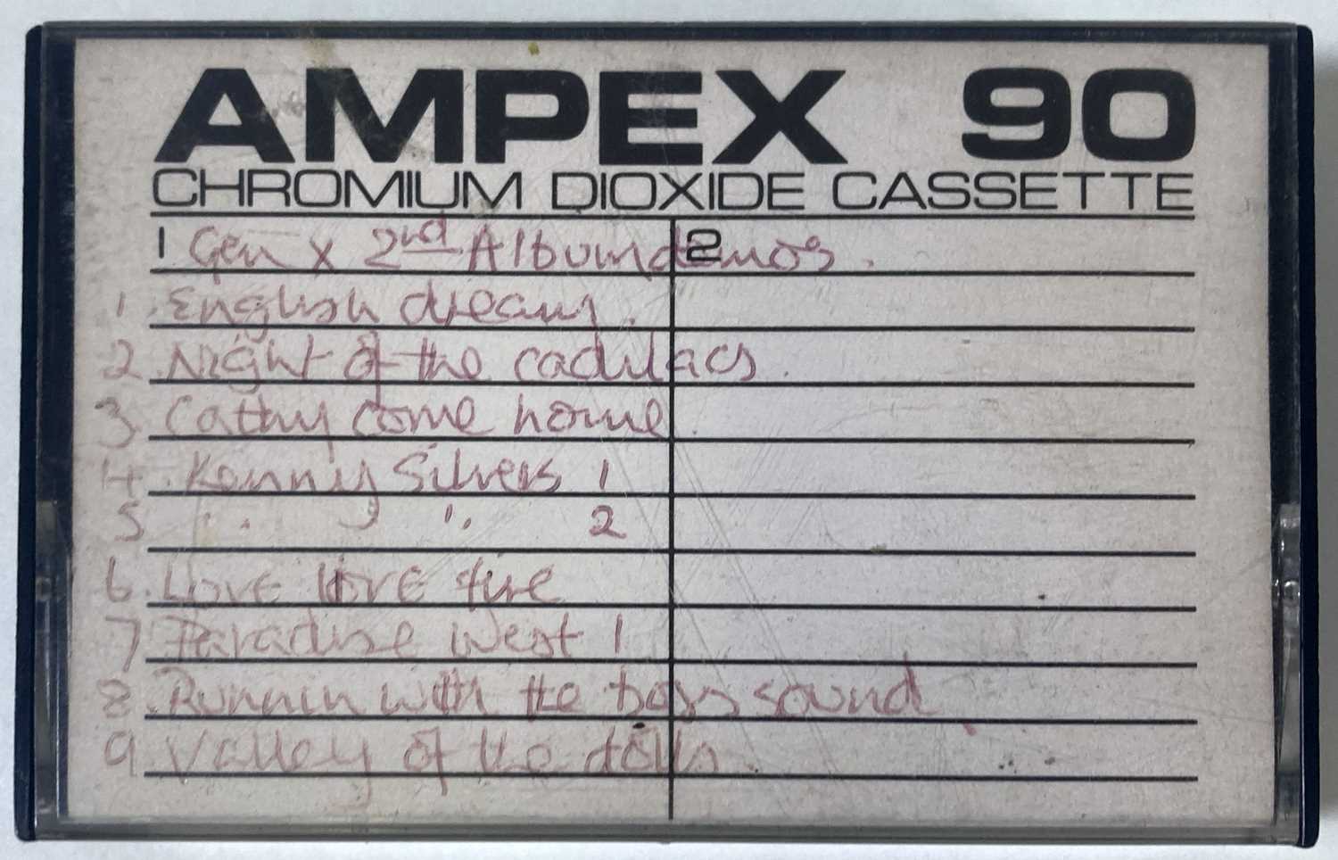 Lot 453 - GENERATION X - SECOND ALBUM DEMO CASSETTE.