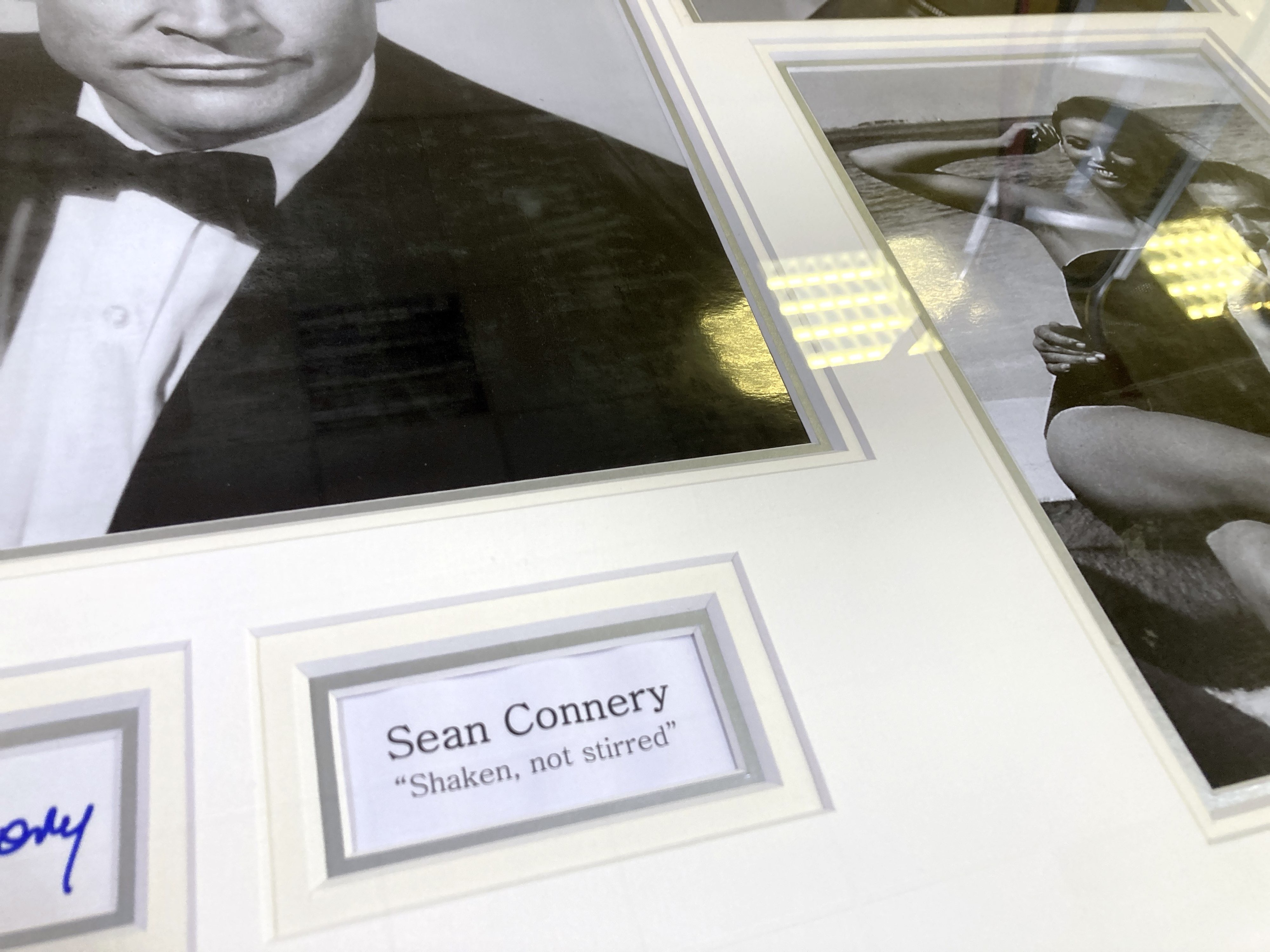 Sean Connery ondertekend foto Display James Bond 007#3