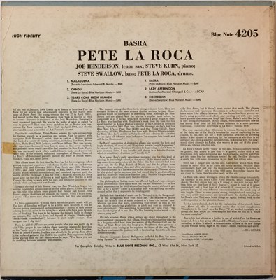 Lot 149 - PETE LA ROCA - BASRA LP (ORIGINAL US MONO...