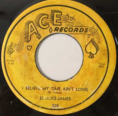 Lot 330 - ELMORE JAMES - I BELIEVE MY TIME AIN'T LONG 7" (US BLUES - ACE 508)