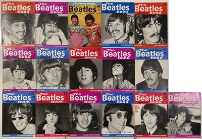 Lot 186 - BEATLES MONTHLY BOOKS - INC NUMBER ONE.