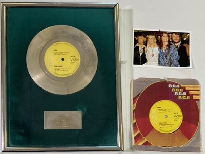 Lot 351 - ABBA 1977 FERNANDO RCA SALES AWARD - SEEN IN ABBA THE MOVIE.