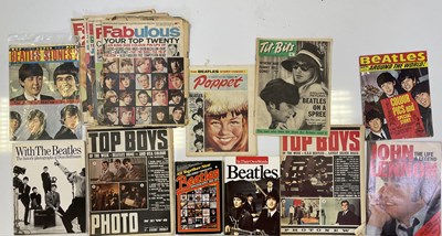 Lot 187 - THE BEATLES - AMERICAN AND ENGLISH MAGAZINES INC 1960S ORIGINALS.