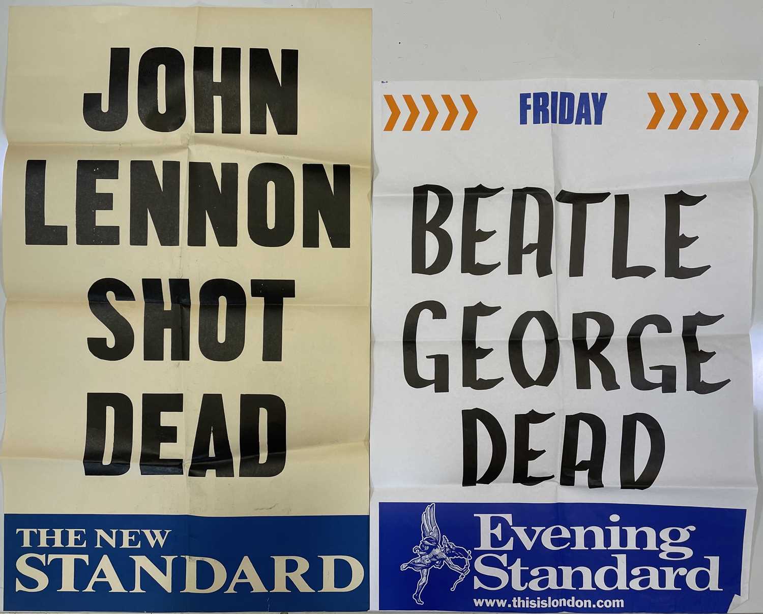 Lot 204 - THE BEATLES - ORIGINAL BILLBOARD POSTERS.