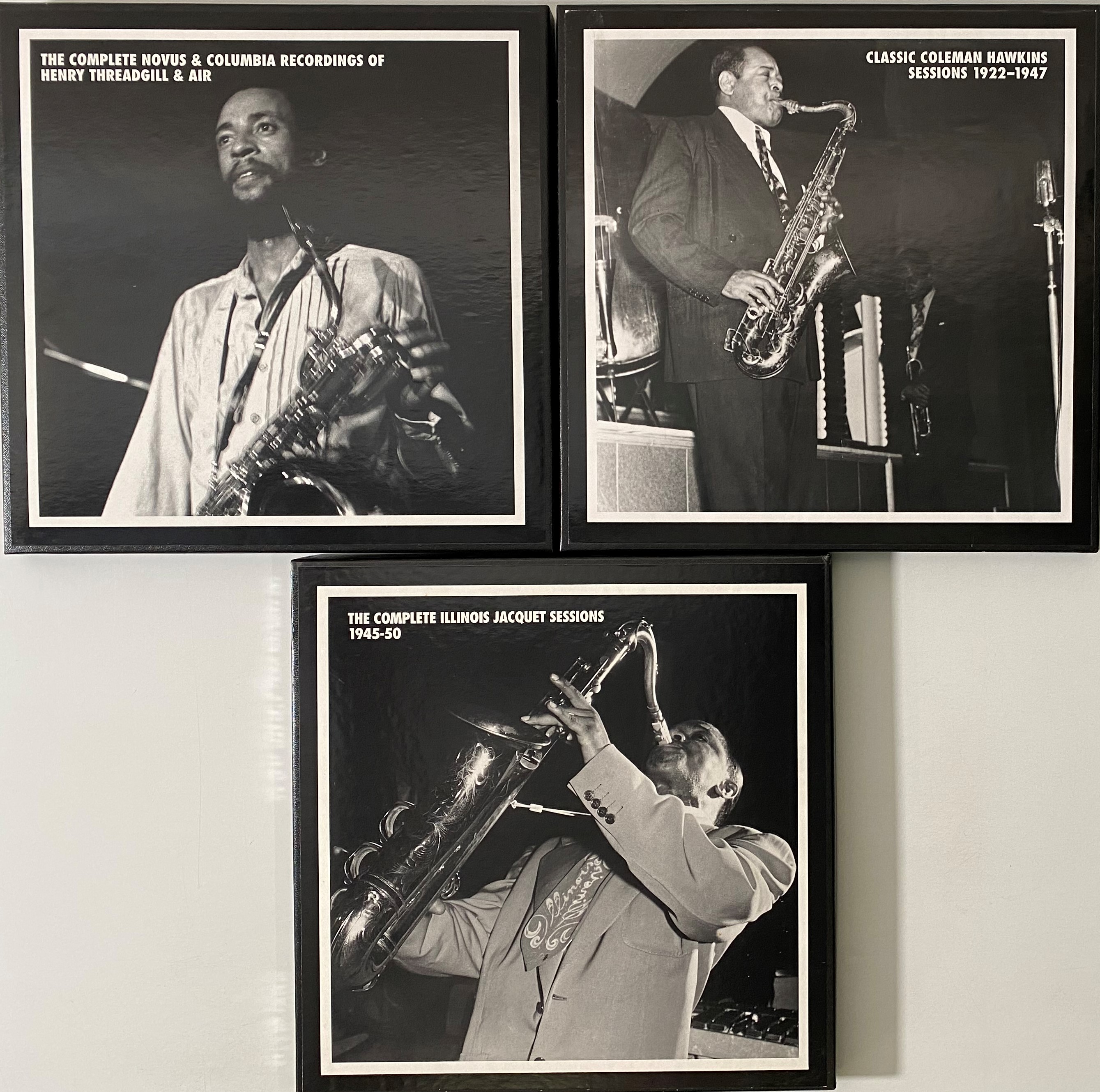 Lot 79 - JAZZ SAX LEGENDS - MOSAIC CD BOX SETS