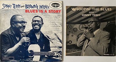 Lot 186 - BIG BILL BROONZY/ SONNY TERRY/ BROWNIE MCGHEE - LPs/ 10"