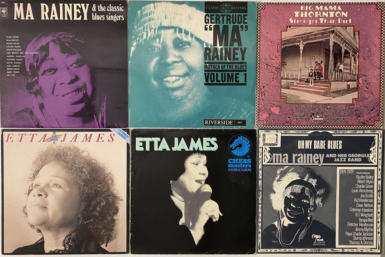 Lot 189 - FEMALE BLUES/ SOUL/ JAZZ - LP PACK