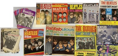 Lot 189 - THE BEATLES - ORIGINAL 1960S MAGAZINES INC MONTHLY BOOKS.