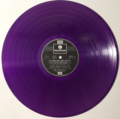Lot 13 - THE BEATLES - SGT. PEPPER'S LONELY HEARTS CLUB BAND (PURPLE VINYL FRENCH COPY - DC 1)
