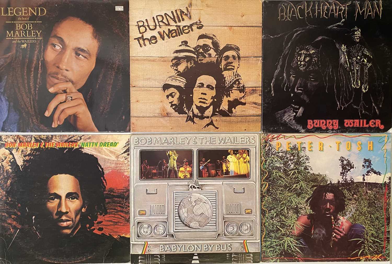 Lot 191 - BOB MARLEY / THE WAILERS & RELATED - LP PACK