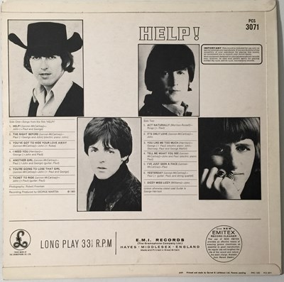 Lot 15 - THE BEATLES - HELP! LP (ORIGINAL UK STEREO COPY - PCS 3071)