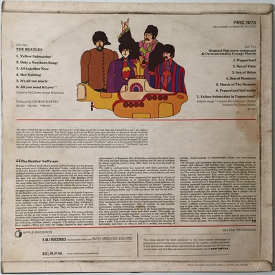 Lot 20 - THE BEATLES - YELLOW SUBMARINE LP (ORIGINAL UK MONO COPY - PMC 7070)