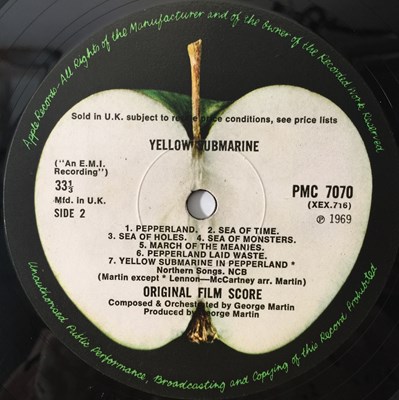 Lot 20 - THE BEATLES - YELLOW SUBMARINE LP (ORIGINAL UK MONO COPY - PMC 7070)