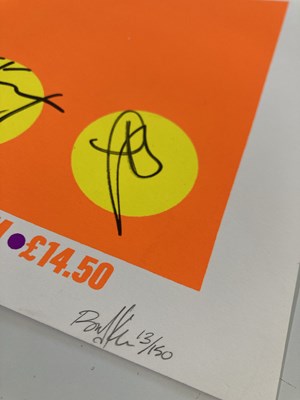 Lot 455 - BUZZCOCKS - A SIGNED POSTER.