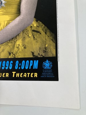 Lot 438 - OASIS - A LIMITED EDITION TOWER THEATRE POSTER.