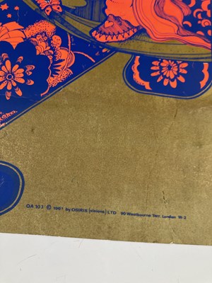 Lot 233 - JIMI HENDRIX - ORIGINAL OSIRIS FILLMORE POSTER.