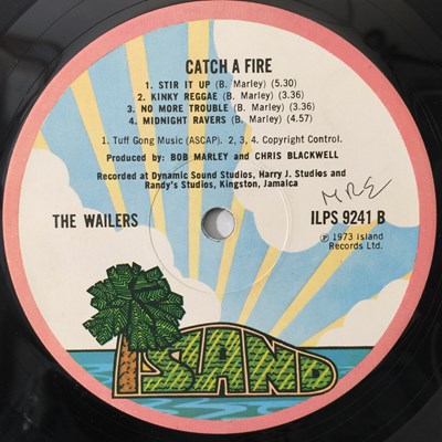 Lot 203 - THE WAILERS - CATCH A FIRE (UK OG - ILPS 9241)