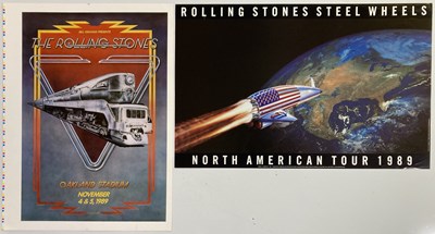 Lot 443 - THE ROLLING STONES -  1989 STEEL WHEELS POSTERS.