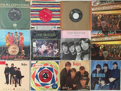 Lot 51 - THE BEATLES - 7" COLLECTION ('LATER' AND OVERSEAS COPIES)